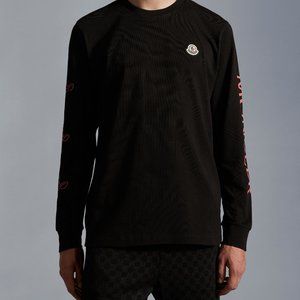 Moncler Duck Motif Long Sleeved Shirt